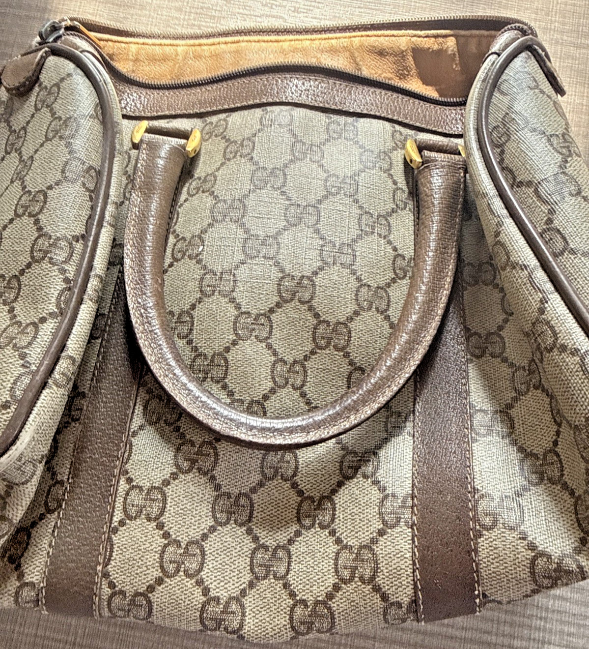 Vintage Gucci Handbag Italy thumbnail 6