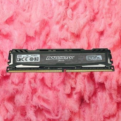 Crucial Ballistix Sport 8GB DDR4 2400MHz PC4-19200 Desktop RAM BLS8G4D240FSB