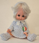 Vintage Italocremona 12” Baby Corinne Made In Italy Sleepy Eyes Knit Outfit 60's — photo 1