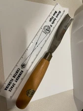 England Wood Carving Ashley Iles Curved Gouge #16 Vintage Good USED has label