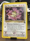 Pokémon TCG Team Rockets Meowth Black Star Promo Misty’s Seadra Prelease