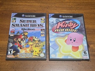 Gamecube Lot Super Smash Bros Melee Kirby Air Ride Clean