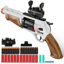 Toy Guns for Boys,Enhanced Revolver Foam Blaster, Shotgun Children Outdoor CS...