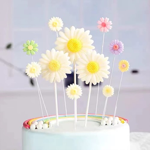 6 PCS 3D Flower Silicone Molds for Cake Baking, Chocolate, Soap Crafts & Decor - Foto 6 di 7