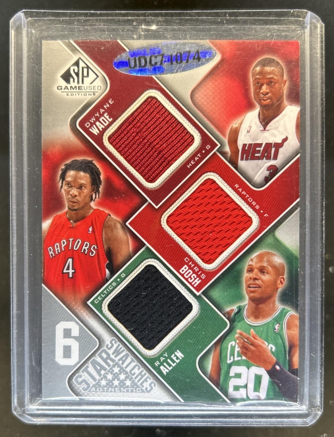 2009-10 SP Game Used LeBron James Kidd Dwyane Wade Bosh Ray Allen Jersey #/99 view 2