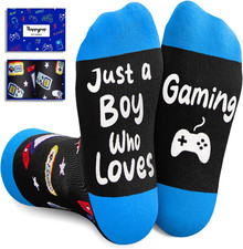 Gaming Gifts for Teen Boys - Gamer Socks for Children, Video Game Gifts for Boy