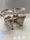 100% AUTHENTIC NEW WOMEN LOUBOUTIN ALMERIA WHITE 120 WEDGE/ESPADRILLE US 9 — photo 6