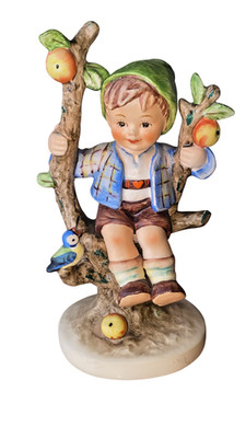 Hummel Figur  Junge im Apfelbaum    Goebel Germany   ca. 13 cm Herbst