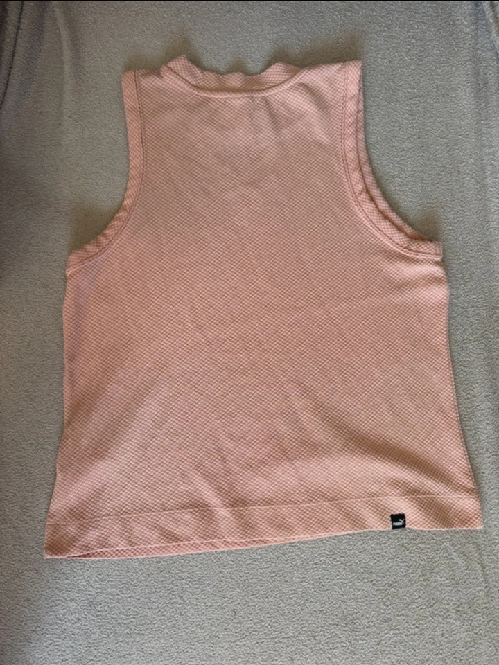 Top Puma rose sans manches - Taille L - Photo 2/4