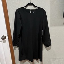 Spense Little Black Dress Size 14 Detailed Sleeve NWT New Cocktail Dress
