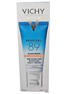 Vichy Mineral 89 SPF 30 72H Moisture Boosting Daily Cream NEW 1.69 oz 05/2026