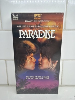 PARADISE (VHS 1982) Phoebe Cates & Willie Aames, Embassy Home Ent. BRAND NEW