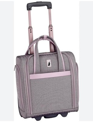 London Fog Kensington 15'' Rolling Underseater Luggage Bag 