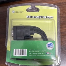 DB9 RS232 Serial to USB A Converter 9 Pin Adapter Cable Win/Mac/Linux USA
