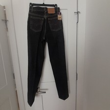 Levi's Sz 9 Vintage 512 High Rise 17525-0267 Made in USA Black DenimJeans NWT