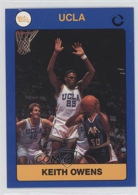 1990-91 UCLA Bruins Current Player 40 Card Set Keith Owens (Arms Up) #8 0s5
