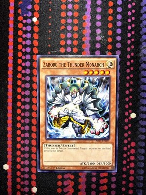 Zaborg the Thunder Monarch SR01-EN005 Yu-Gi-Oh 1st Edition LP