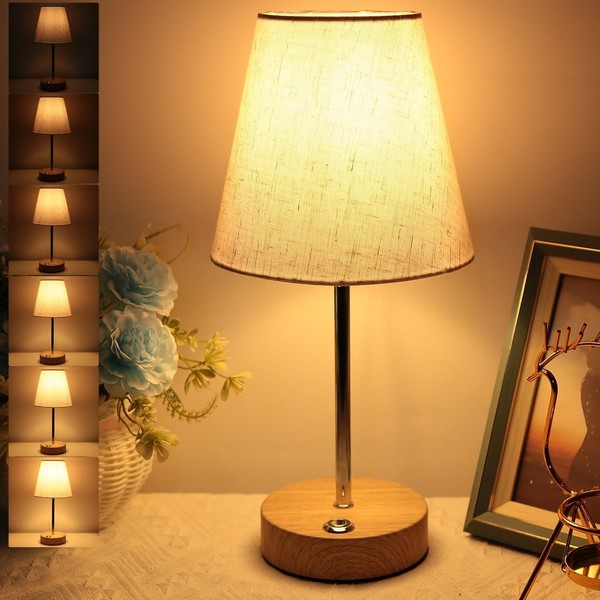 Tischlampe Kabellos 3000Mah 300 LM Nachttischlampe LED FüR Schlafzimmer-image
