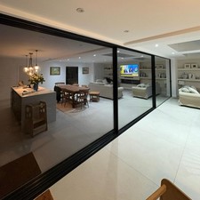 Cortizo Cor Vision Sliding Doors 20mm Slim Aluminium Patio Doors Anthracite