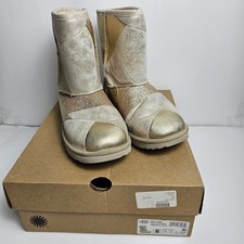Ugg kids Classic Short II Patchwork Gold Lined Boots