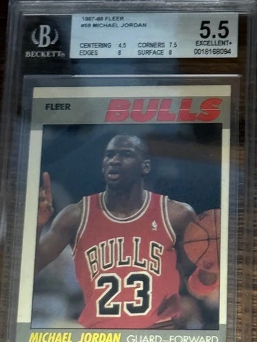 Jordan 1987 Fleer Jordan #59