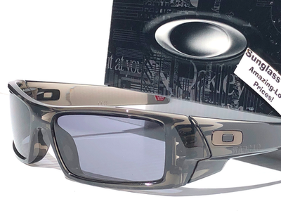 NEW Oakley GASCAN Grey Smoke Frame Grey Lens Sunglass 9014-E2 | eBay