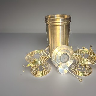 Unused Vintage Honeywell Nikor Stainless Steel Film Developing Tank Set 2 Reels⁠