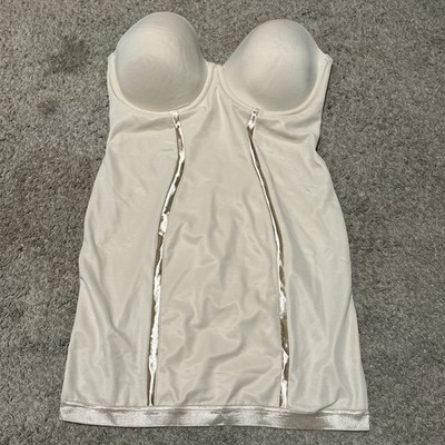 Maidenform 38D Easy Up Firm Control Bodybriefer Strapless Shapewear Convertible