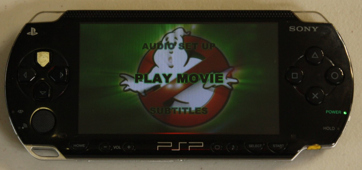 PSP 1001 w/Movies and Accessories lot Spawn, National Treasure - Free Shipping