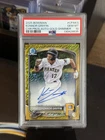2025 Bowman Konnor Griffin Gold Shimmer Auto /50 PSA 10 - Pirates (Color Match)