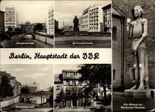 RPPC Berlin Hauptstadt der DDR vintage postcard n530