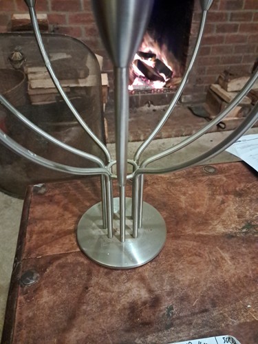 Vintage Ikea Stockholm 8 Arm Candle Holder Candelabra Design K Hogberg/M Hogberg - Picture 3 of 3