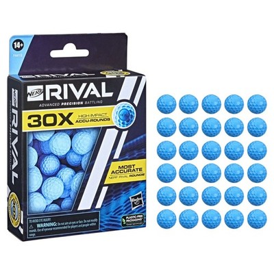 Nerf Rival 30X High-Impact Accu-Rounds Refill Ammo Advanced Precision - NEW
