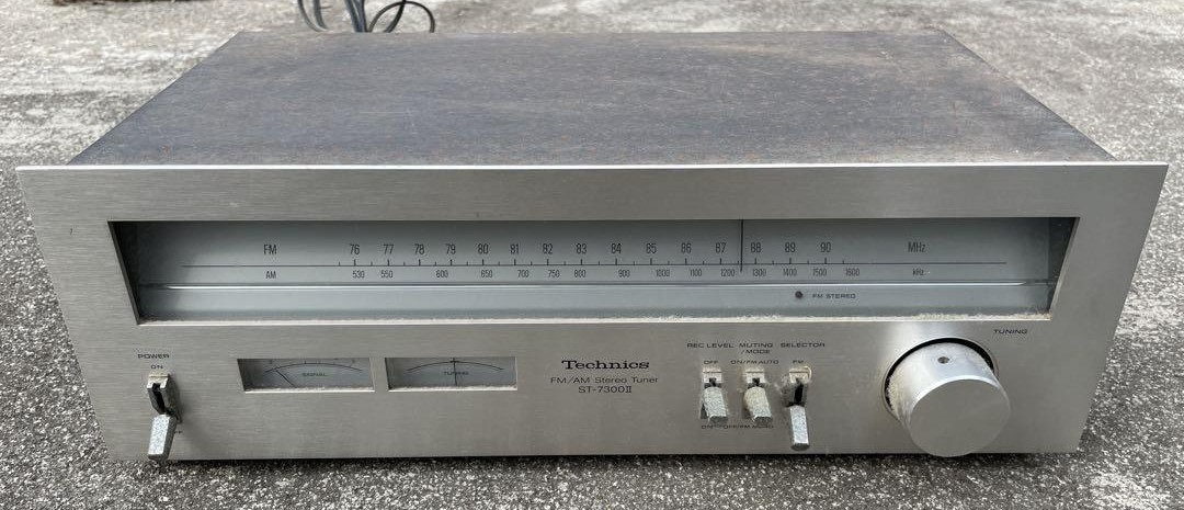 Technics ST-7300II FM/AM Stereo Tuner Silver USED From Japan