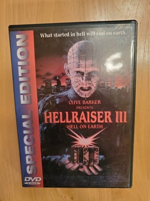 Clive Barker Presents Hellraiser III: Hell On Earth Special Edition DVD 1992