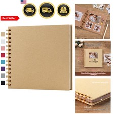 Scrapbook Album 8 Inch Photo Memory Book Wedding Anniversary Family DIY Scrap...
