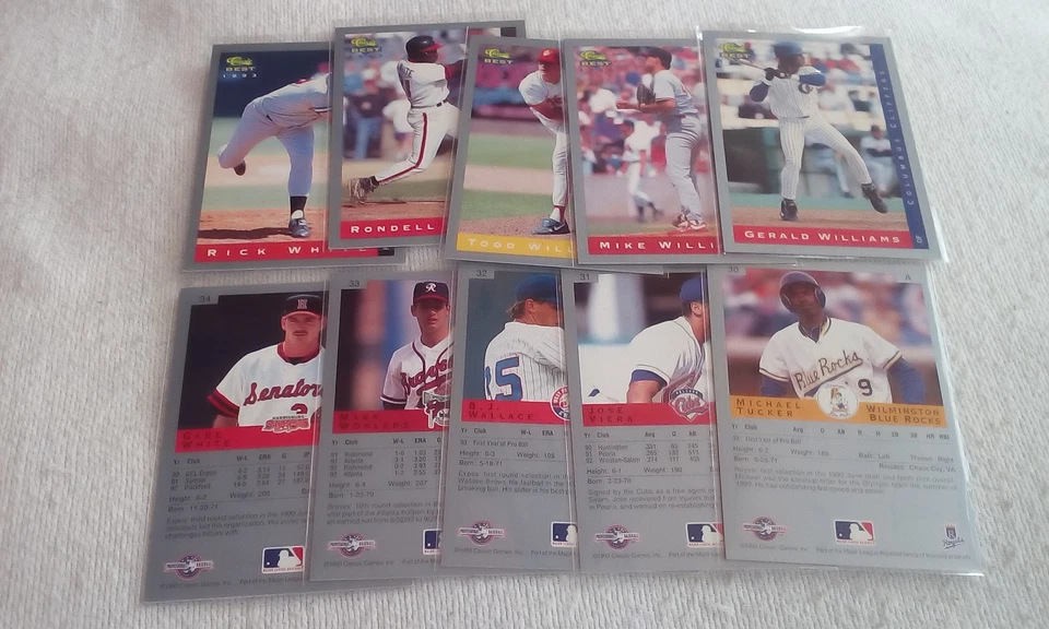 1993 Classic/Best Baseball 00-99 part. set  Pick cards that you may want/need. - Image 4 of 4