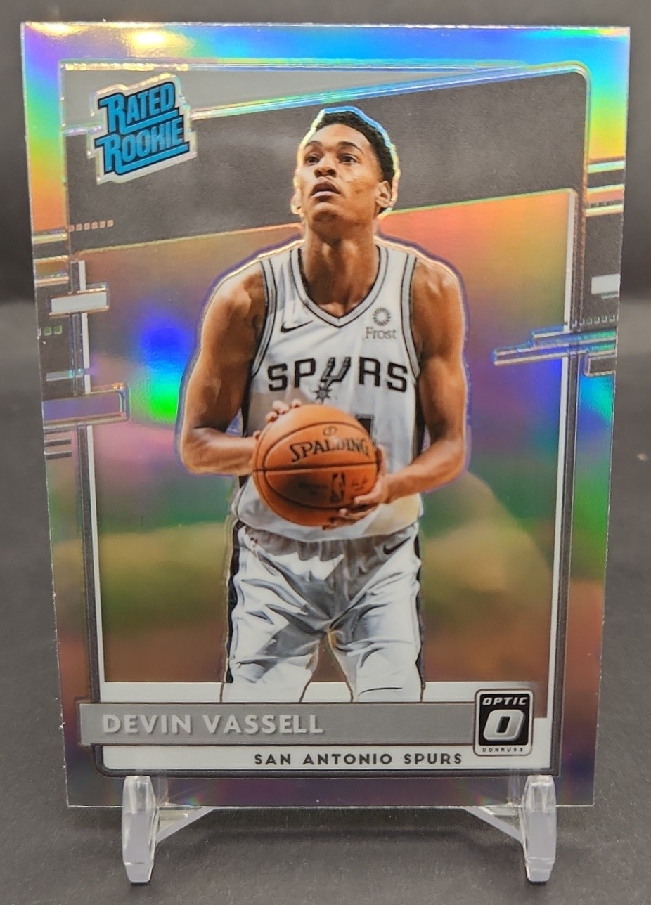 2020-21 Panini Donruss Optic Devin Vassell #161 Holo RC Spurs