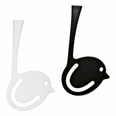 Koziol [pi:p] 2er Set Lesezeichen Buchzeichen Bookmark 4 mm Schwarz Weiß 5533496