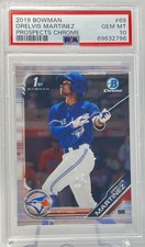 2019 1st Bowman ORELVIS MARTINEZ Prospects Chrome #69 PSA 10 GEM MT