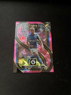 2024-25 Panini Select Premier League Mezzanine Omari Hutchinson #120 (RC) Pink