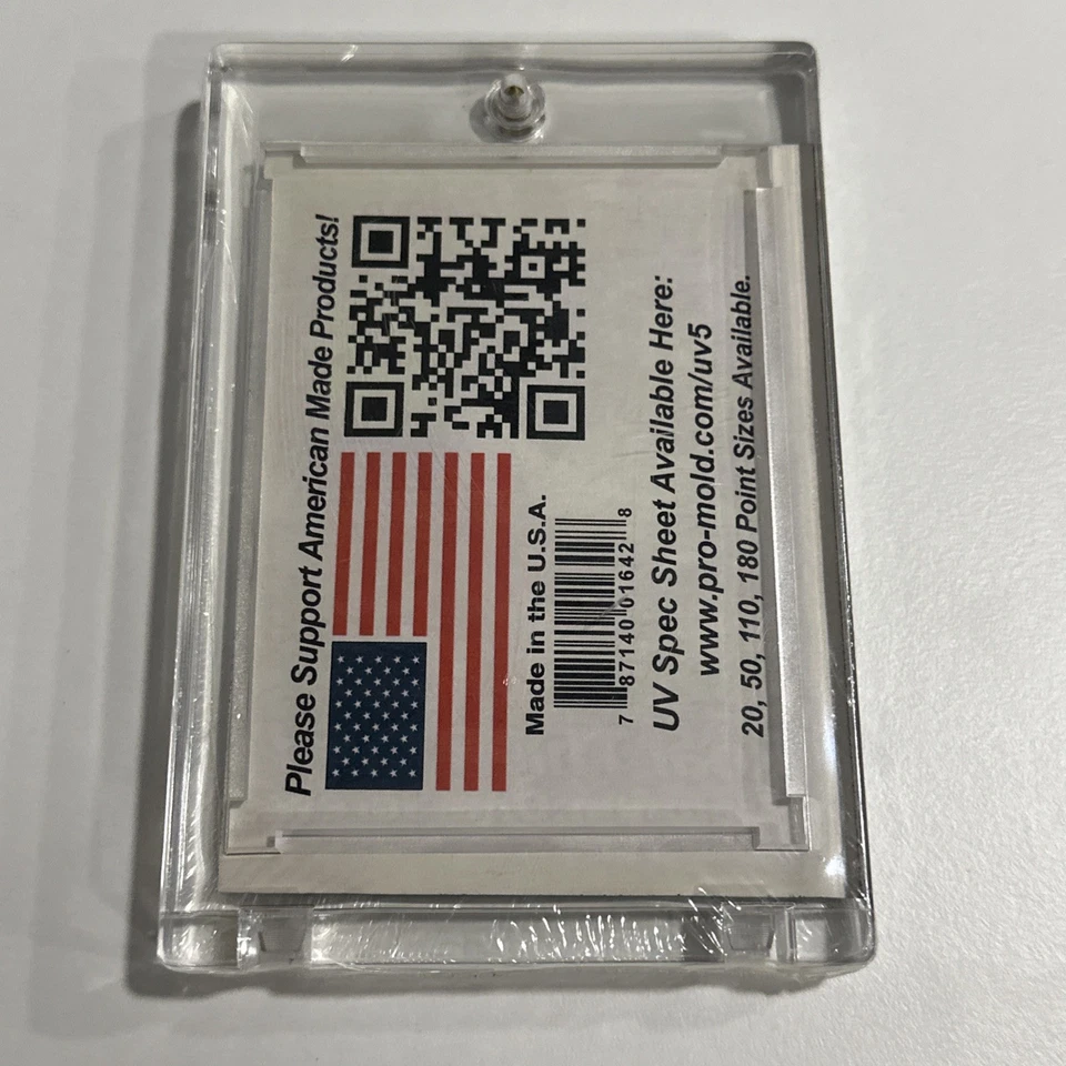 Pro-Mold Real Thick 110pt Trading Card 1-Screw Screwdown UV Holder Protector - Image 4 of 4