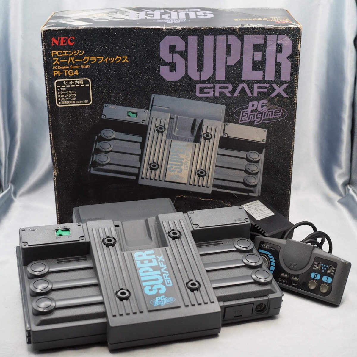 NEC PCエンジン SUPER GRAFX PI-TG4 スーパーグラフィックス 本体起動
