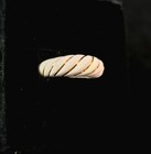 ♤ Beautiful Vintage Handcarved Ring With 14 Karat Gold Accents ♤ — photo 3