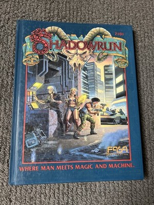 Shadowrun Core Rulebook 7101 1st Edition Fasa Corporation RPG 1989