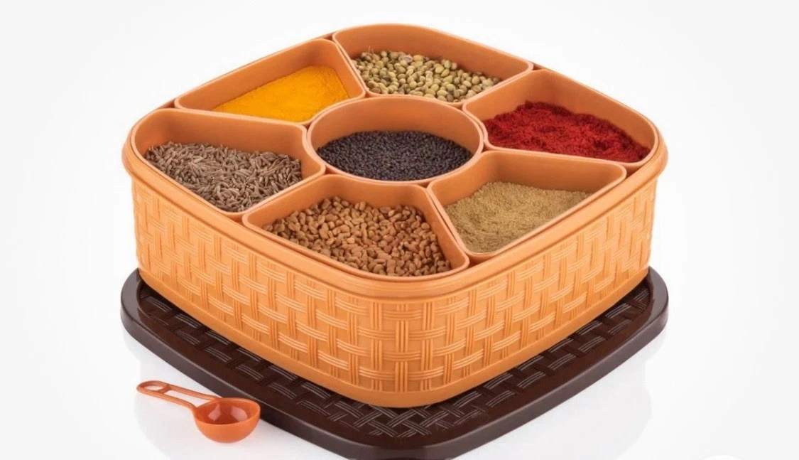 Airtight Spice Box 7 Removable Container