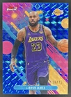 2025-26 Topps Finest LeBron James Common Blue Geometric Refractor #/75 Lakers