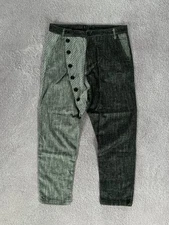 Avant Garde Button Up 00’s Goth Vibe Y2K Pants Womens Size M