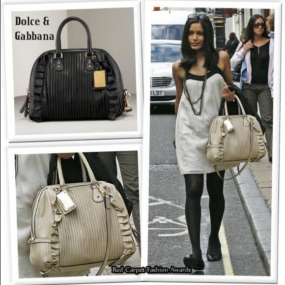 DOLCE & GABBANA Miss Gin Bag / Tan Leather with Gold DOLCE & GABBANA Miss Gin Bag / Tan Leather with Gold