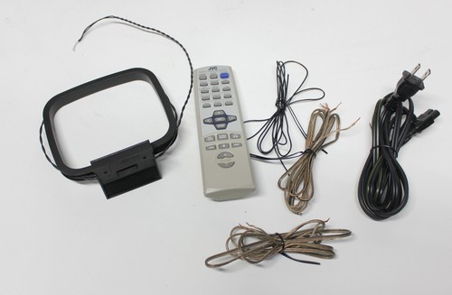 JVC FS-6000 Stereo Radio System Bookshelf AMFM CD Black Speakers W Remote Bundle - Picture 2 of 6